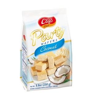 Lago Party Wafers Bags - COCONUT 250 g * 10